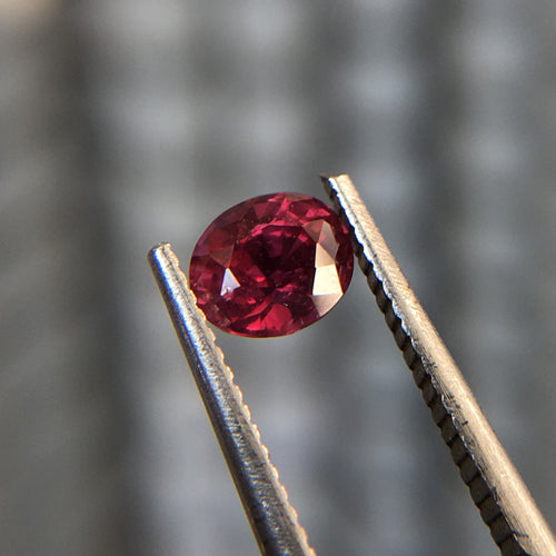 0.56 ct Natural Unheated Red Ruby | Oval | EGL Certified | VVS